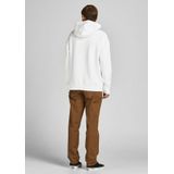 JACK & JONES - Star Basic - Hoodie - Offwit - Katoenmengsel met Capuchon