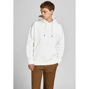JACK & JONES - Star Basic - Hoodie - Offwit - Katoenmengsel met Capuchon