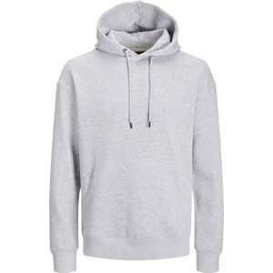 JACK & JONES - Star Basic Sweat Hoodie - Lichtgrijs Melange - Katoenmengsel
