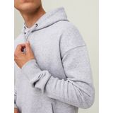 Jack & Jones Jjestar Basic Hoodie voor heren, Lichtgrijs gemêleerd, XL