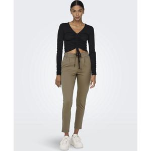 Only - Casual Broek - Caribou - Viscose Lenzing Ecovero/Nylon/Elastan