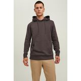 JACK&JONES JJEBASIC SWEAT HOOD NOOS Heren Trui - Zwart - Katoen