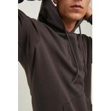 JACK&JONES JJEBASIC SWEAT HOOD NOOS Heren Trui - Zwart - Katoen