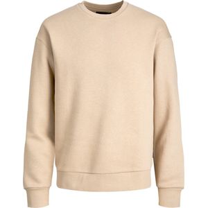 Jack & Jones, Sweatshirts & Hoodies, Heren, Beige, XL, Basis Crew Neck Sweatshirt