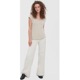 T-shirt - Effen - Jersey - V-hals - Losse Pasvorm