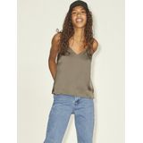 Jack & Jones - Jxmalia Satin Noos Top - Brindle - Dames