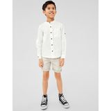 Name It - NkmFish - Overhemd - Wit - Katoen