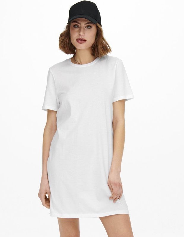 Jerseyjurk - O-hals - Korte Mouwen - Katoen - Regular Fit