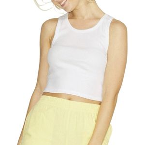 Haltertop - Effen - Jersey - Mouwloos - Slanke Pasvorm