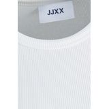 JJXX T-shirt Jxfeline Str Ls Rib Tee Jrs Noos 12200402 Bright White Dames