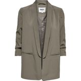 Only - Elly - Damesblazer - Effen - Regular Fit - Sjaalkraag - 3/4-mouw