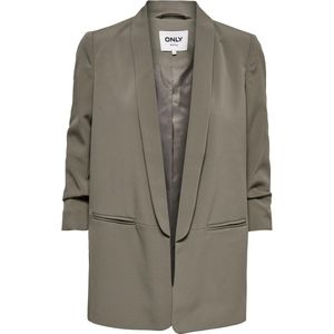 Only - Elly - Damesblazer - Effen - Regular Fit - Sjaalkraag - 3/4-mouw