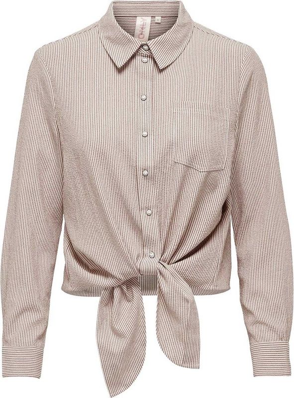 Only Onllecey Ls Knot Shirt Noos Wvn Dames Blouse