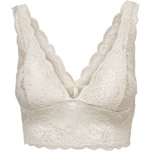 Only - Kanten Top - Kleur: Peach Taffy - Materiaal: Kant - Regular Fit