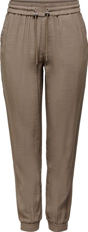 ONLY - Onlkelda-emery Mw - Pull-up Broek - Walnoot - Dames