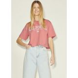 JJXX - JXBROOK - T-Shirt - Tea Rose - Met Helder Witte Print Cali 3