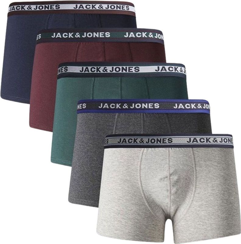 Jack & Jones PlusSize Boxershorts JACOLIVER TRUNKS 5 PACK NOOS PLS (Packung, 5-St)