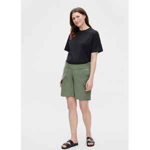 Zwangerschapsbroeken - Woven Maternity Shorts - Katoen - Small Frill Detail - Elastische Taille