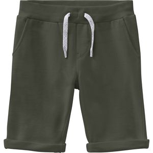 Shorts - Regular Waist - Lang - Geribbeld Etaille - Verstelbare Taille