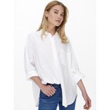 ONLY - Onltokyo L/S Linen Blend Shirt - Blouse - Wit