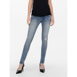 Zwangerschapsjeans - Skinny Fit - Light Was - Mid Waist - Muntzakje