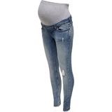 Zwangerschapsjeans - Skinny Fit - Light Was - Mid Waist - Muntzakje