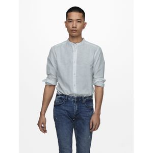 ONLY & SONS Langarmhemd »ONSCAIDEN LS SOLID LINEN MAO SHIRT NOOS«