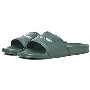 JACK & JONES Jfwperry Pool Slider sandalen voor heren, Trekking green., 42 EU