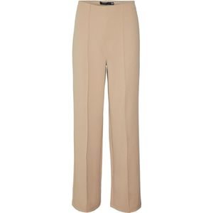 Vero Moda Vmbecky Hr Wide Pull on Pant Noos Dames Broek Silver Mink