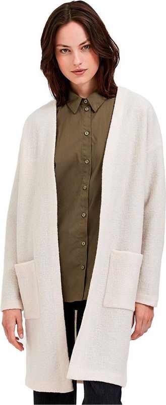 Vest - Effen - Wol - Lange Mouw - Losse Pasvorm