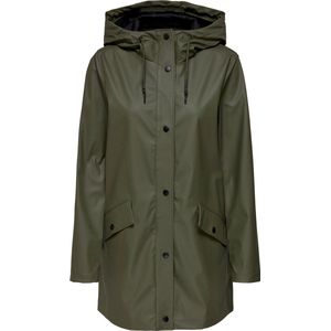 ONLY Regenjas ONLELISA Donkergroen