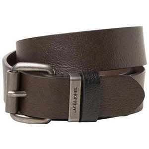 JACK & JONES Jacaron riem voor heren, bruin/steen, één maat, Bruin/steen