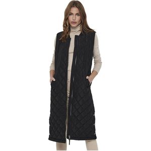 ONLY - ONLJESSICA X-LONG QUILTED WAISTCOAT OTW - Dames - Gewatteerde jassen