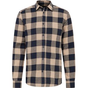 ONLY & SONS - Geruit Hemd - Beige - Katoen