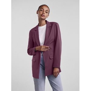 PIECES PCBOSSY LS Loose NOOS blazer voor dames, Grape Wine, XS