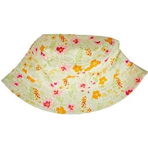 PIECES Dames PCSVELLA Bucket Hat Hoed, Radiant Yellow/Detail:Flower, One Size