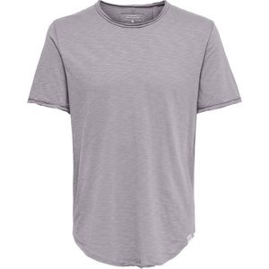 T-shirt - Overdye - Jersey - Korte Mouwen - Long Line Fit