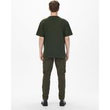 Only & Sons - Onsfred RLX SS TEE - T-Shirt - Zwart - Katoen