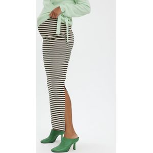 Rok - High Waist - Maxi Lengte - Zijsplitten