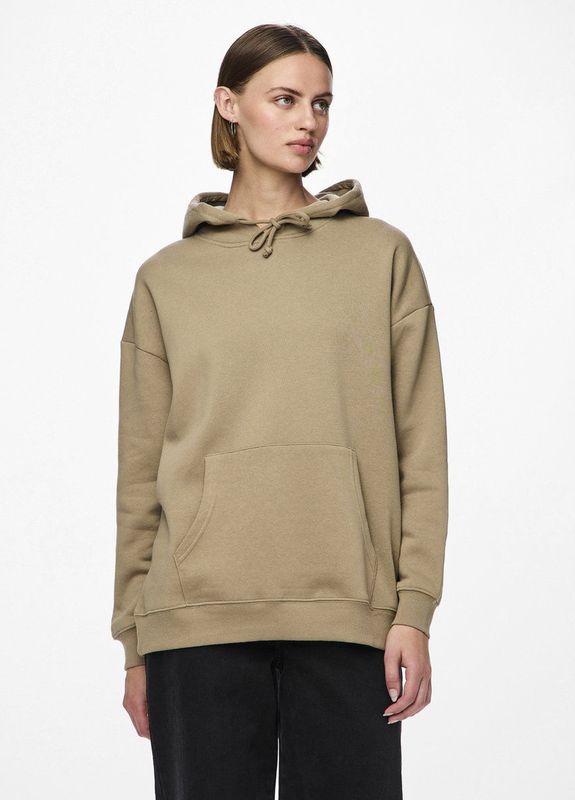 Pieces - Pcchilli Ls Oversized Hoodie Noos Bc - Dames - Sweaters