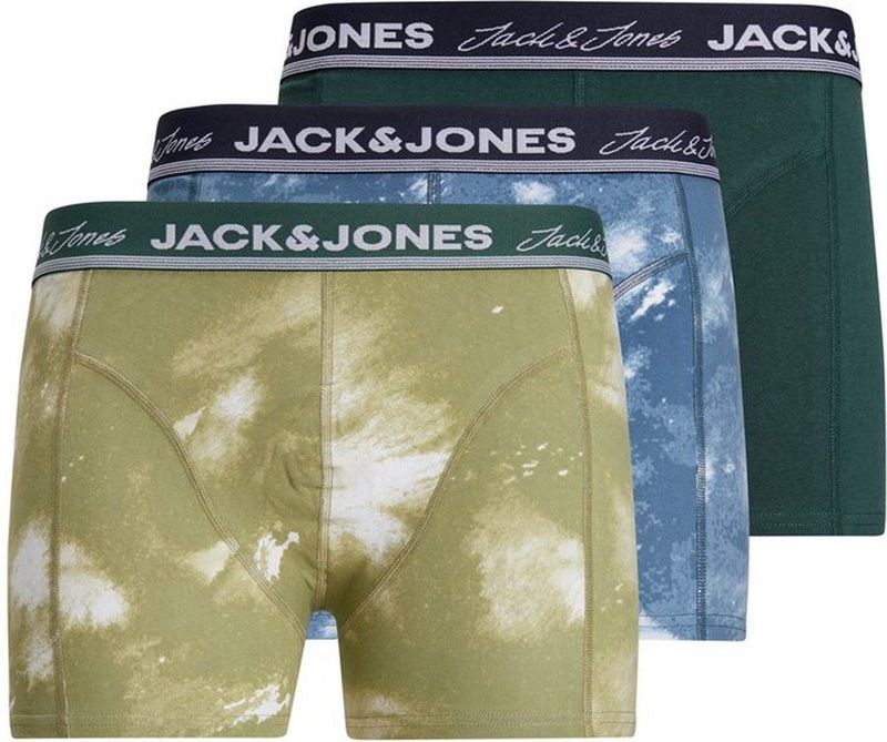 Jack&Jones - Short Solar - Boxershorts - Groen/Blauw - 3-Pack