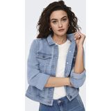 Only Onlwonder Life Dnm Damesjas, Lichtblauwe denim