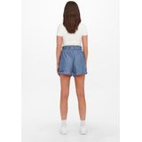 Korte Broeken - Medium Blue Denim - Denim-Look - Bindstrik - Steekzakken