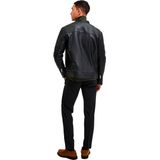 Leren Jas - Zwart - Geitenleer - Verstelbare Manchet