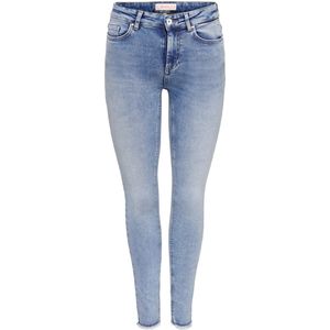Superstretch - Skinny Jeans - Mid Wash - 92% Katoen - Onafgewerkte Zomen