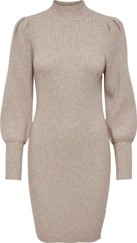 Kleid mit langen Ärmeln stricken Frau Only Onlkatia