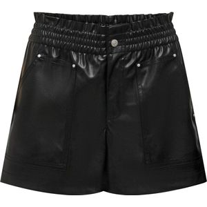 Short in simili ONLY. Imitatie leer materiaal. Maten L. Zwart kleur