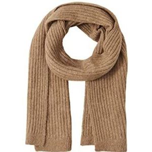 PIECES Dames PCJESLIN Wool Long Scarf NOOS BC sjaal, Fossil, One Size