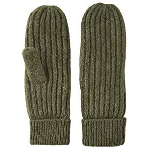 PIECES Pcjeslin Wool Mittens Noos Bc Wanten voor dames, wol, Lichen groen