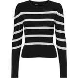 CLOUD DANCER - Gebreide Trui - Zwart - 100% Polyester - Ronde Hals